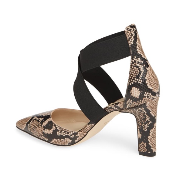 Cole Haan Womens Maikki Snake Leather Pumps - Picture 2 of 10